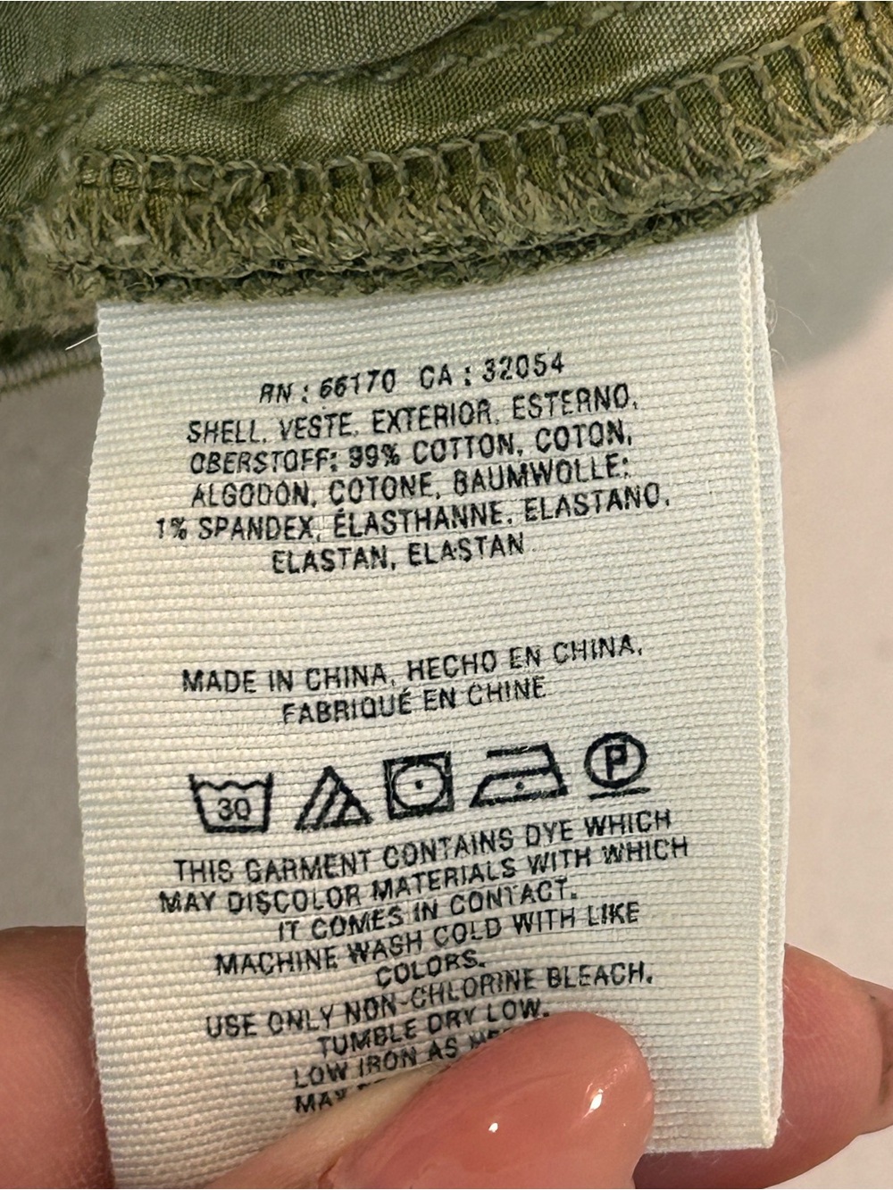 Anthropologie Olive Green High-Rise Utility Shorts - Picture 7 of 8